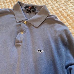 L Vineyard Vines Long Sleeve Polo